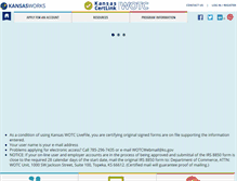 Tablet Screenshot of kansaswotc.com